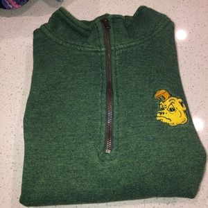 Baylor University quarter zip sweater